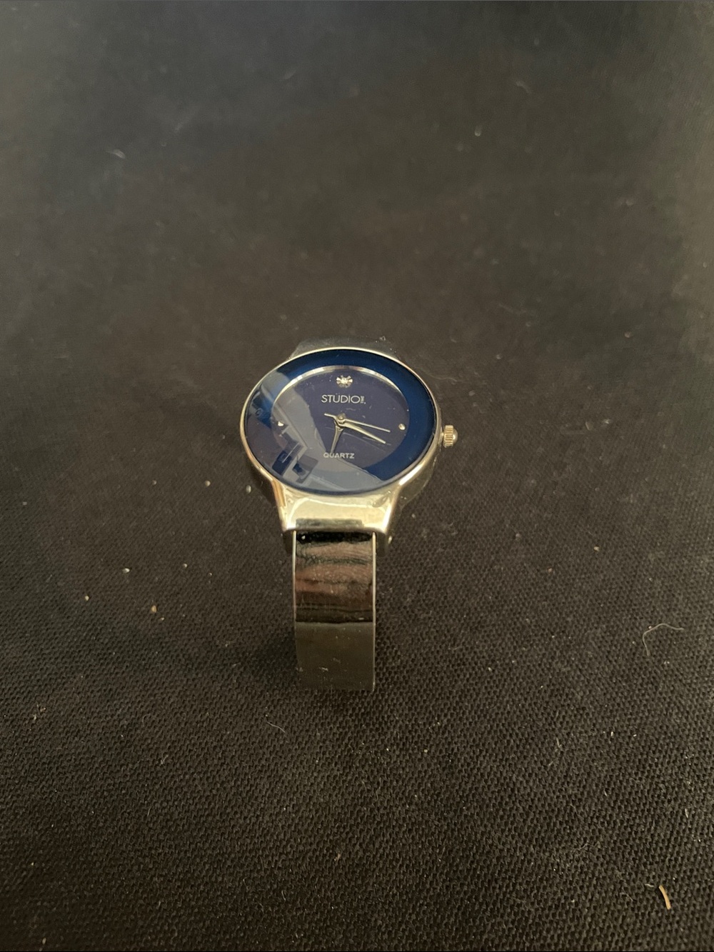 Studio1 Silver Bracelet Watch with Blue Dial